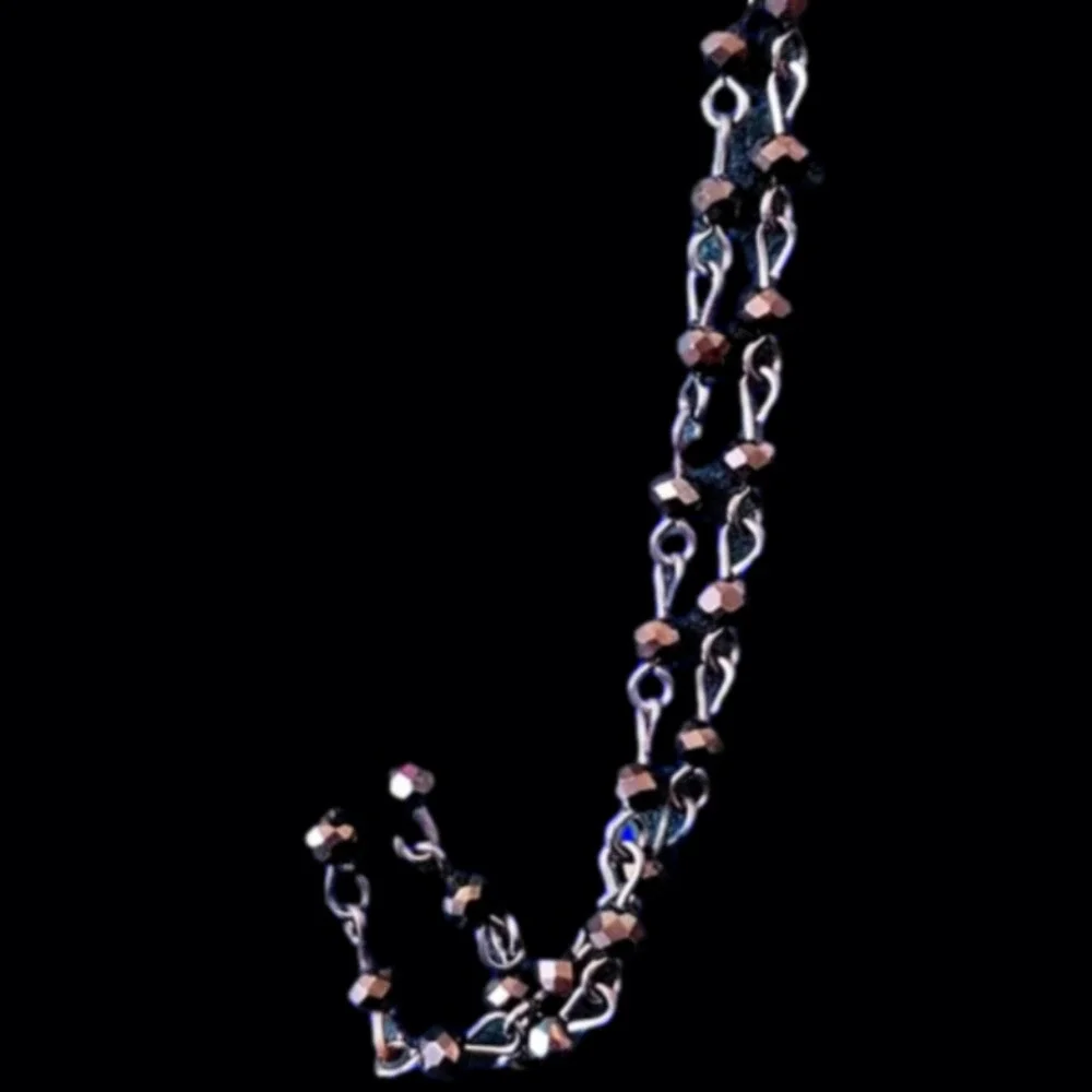 Antique Style FASHION Beaded Necklace With Extender NWTags